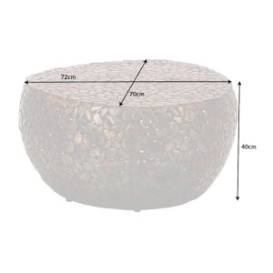 Table basse GALEA orange dimensions