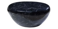 Table basse GALEA noire effet marbre