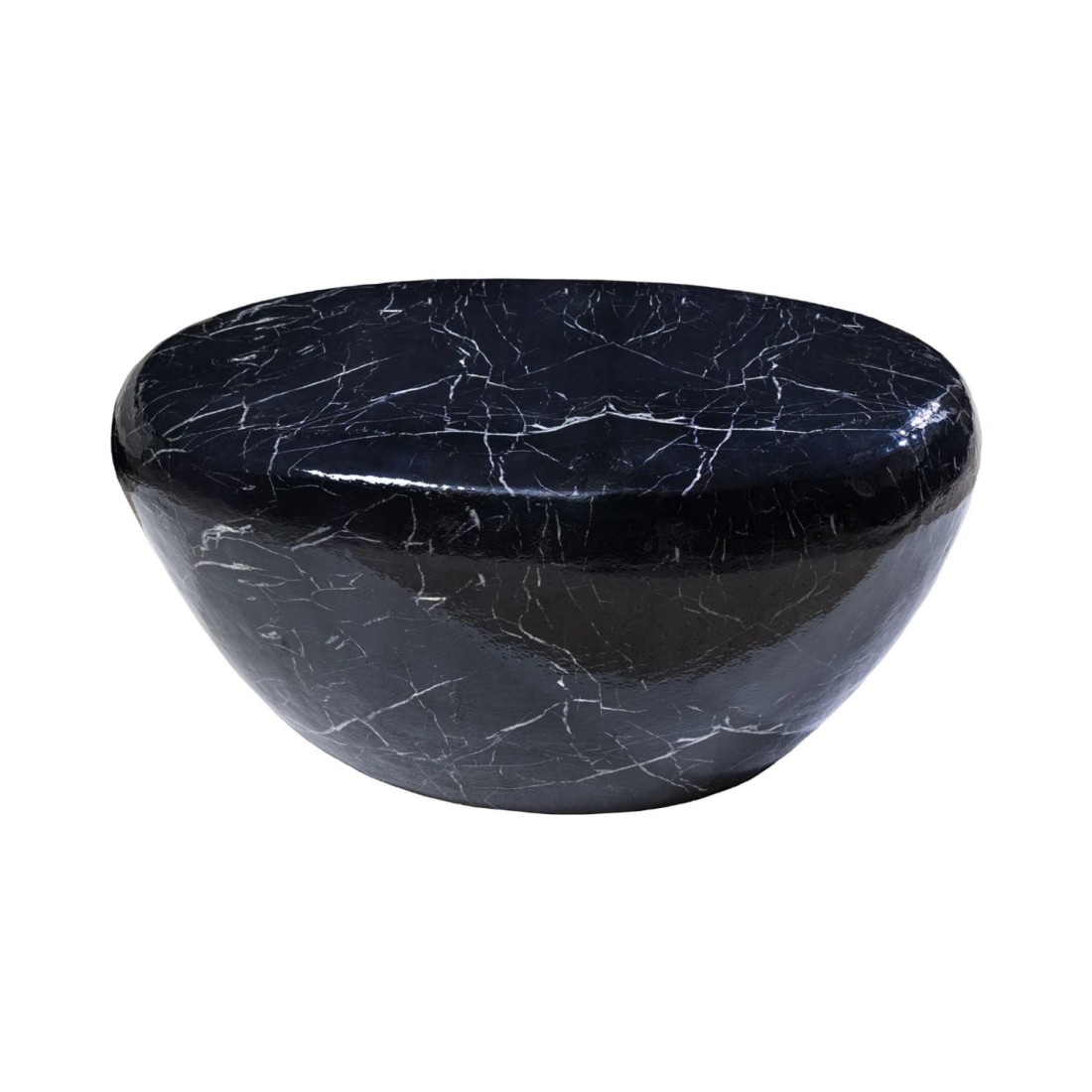 Table basse GALEA noire effet marbre