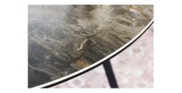 Zoom sur les motifs de la table basse PETRANO 70cm