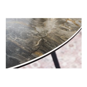 Zoom sur les motifs de la table basse PETRANO 70cm