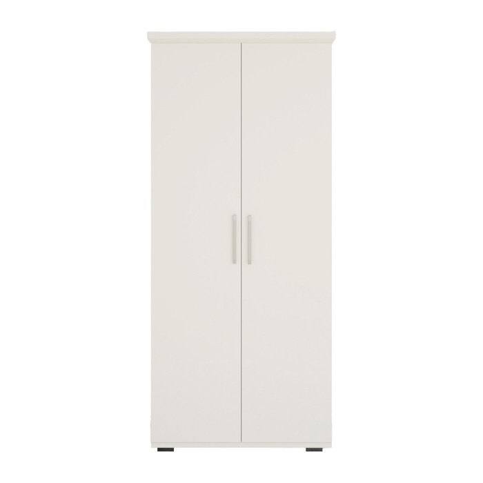 Schrank TOM mit 2 Türen und 2 Schubladen, weiß, 80 cm