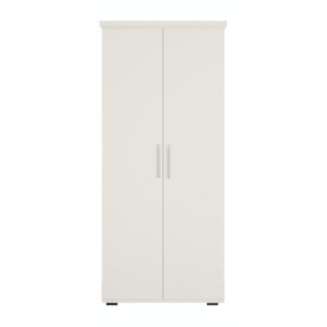 Armoire TOM 2 portes et 2 tiroirs blanche 80 cm