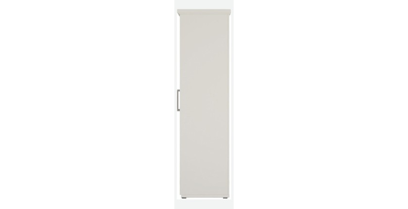 Armoire TOM 2 portes et 2 tiroirs blanche 80 cm
