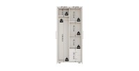 Armoire TOM 2 portes et 2 tiroirs blanche 80 cm