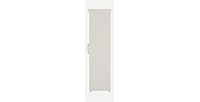Armoire TOM 3 portes blanche mate avec penderie 120 cm