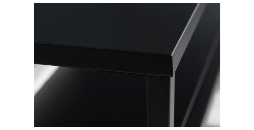 Zoom sur l'un des plateaux de la table basse KORUM 100cm avec sous plateau
