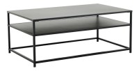 Table basse KORUM 100cm avec sous plateau