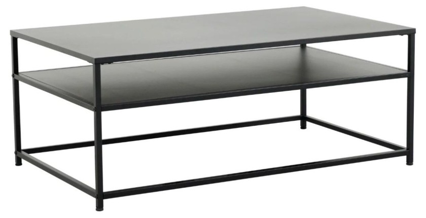 Table basse KORUM 100cm avec sous plateau
