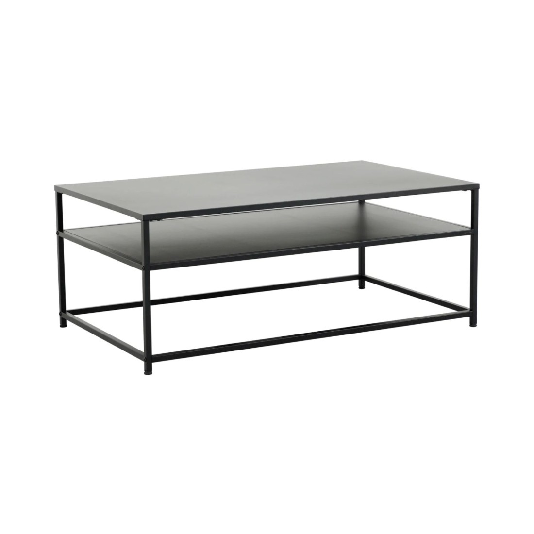 Table basse KORUM 100cm avec sous plateau