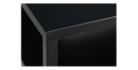 Zoom sur le coin de la table basse KORUM 70cm