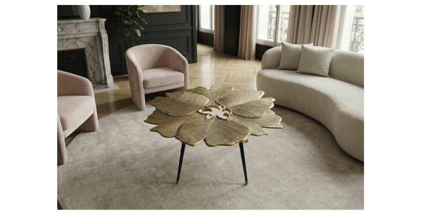 Table basse LOTUSIA vue dans un décor 3D