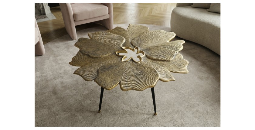 Table basse LOTUSIA vue de haut