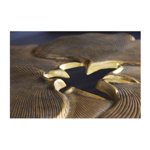 Zoom sur les motifs du plateau de la table basse LOTUSIA