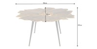Table basse LOTUSIA dimensions