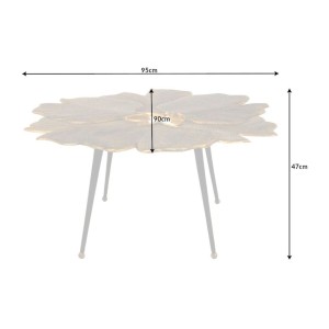 Table basse LOTUSIA dimensions