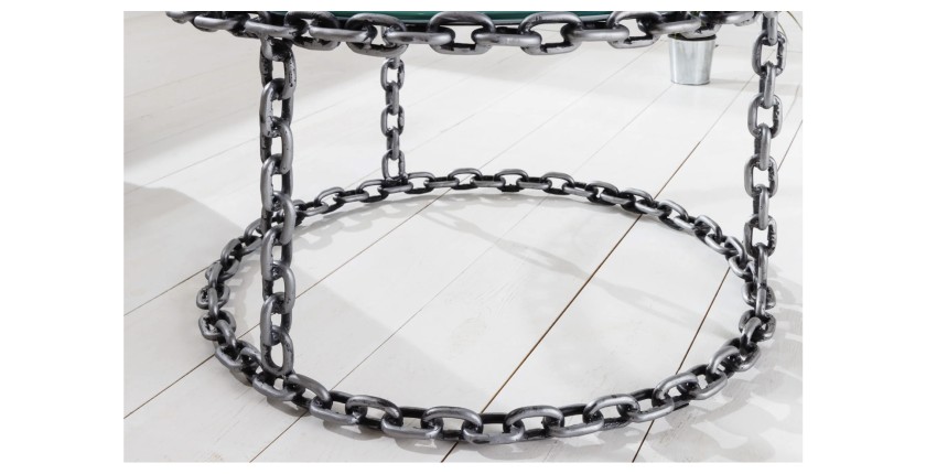 Zoom sur la structure de la table basse FORGIA