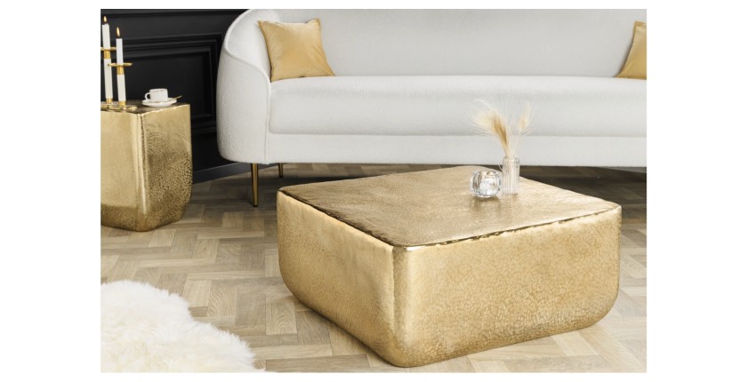 Table basse AURUM vue de haut