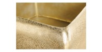 Zoom sur l'intérieur de la table basse AURUM