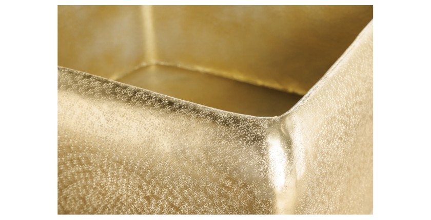 Zoom sur l'intérieur de la table basse AURUM