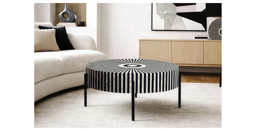 Table basse ZEBRY 64cm mise en situation