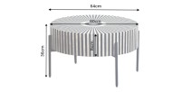Table basse ZEBRY 64cm dimensions