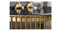 Zoom sur la tranche de la table basse LINEOR 41cm