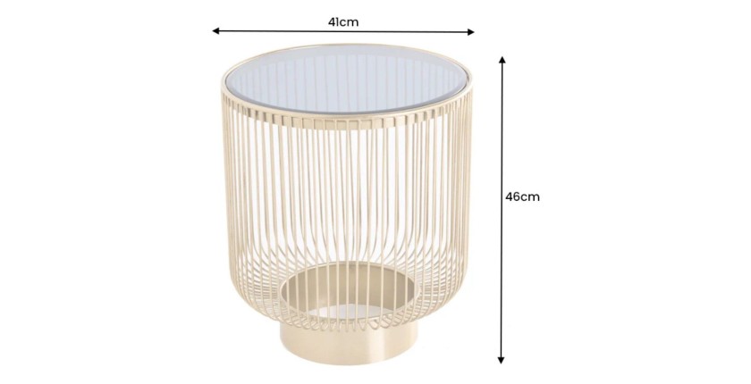 Table basse LINEOR 41cm dimensions
