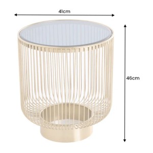 Table basse LINEOR 41cm dimensions