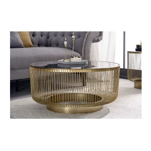 Table basse LINEOR 80cm vue de face