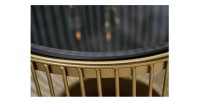 Zoom sur le plateau de la table basse LINEOR 80cm