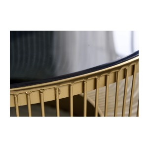 Zoom sur la tranche de la table basse LINEOR 80cm