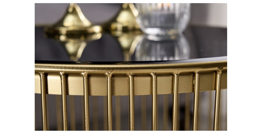 Zoom sur la structure de la table basse LINEOR 80cm