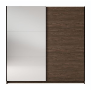copy of Armadio ARSALA 2 porte scorrevoli con specchio colore noce 151 cm
