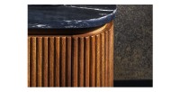 Zoom sur la tranche de la table basse ORION 110cm