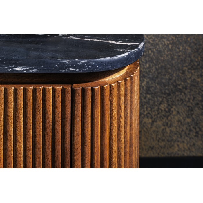 Zoom sur la tranche de la table basse ORION 110cm