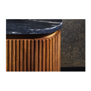 Zoom sur la tranche de la table basse ORION 110cm
