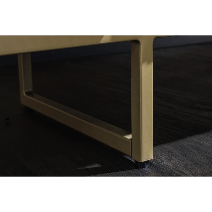 Zoom sur les pieds de la table basse ORION 110cm