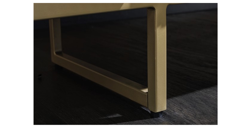 Zoom sur les pieds de la table basse ORION 110cm
