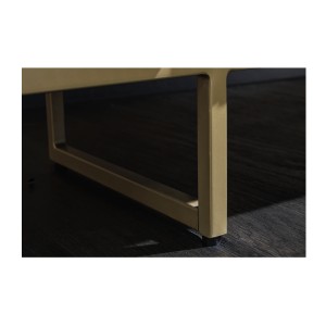 Zoom sur les pieds de la table basse ORION 110cm