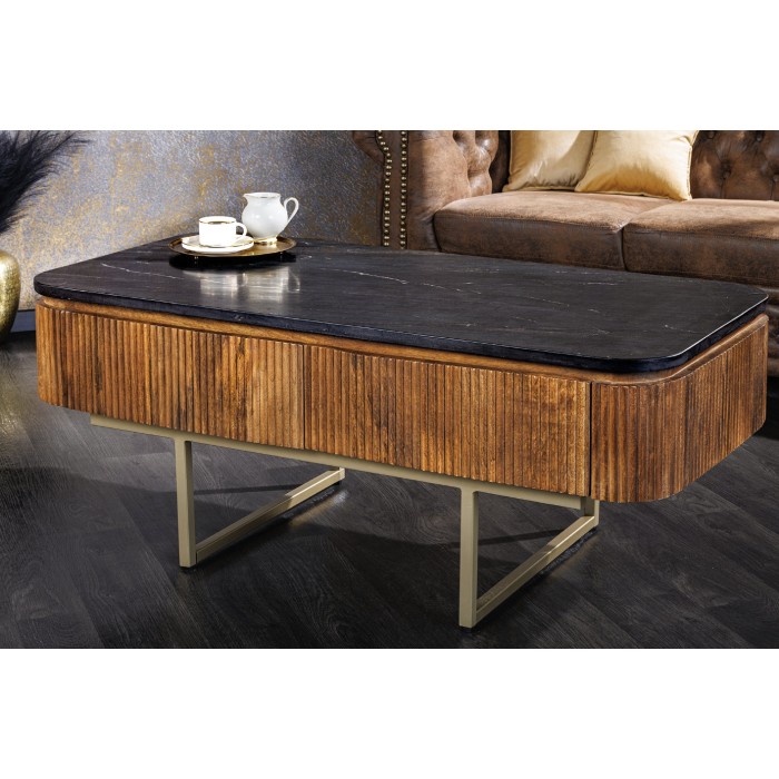 Table basse ORION 110cm vue de face
