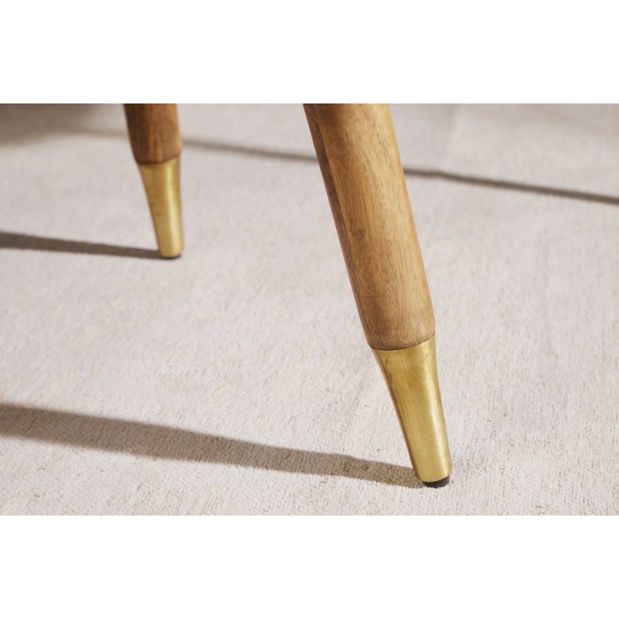 Zoom sur les pieds de la table basse ORION 110cm avec table d'appoint