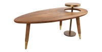 Table basse ORION 110cm avec table d'appoint