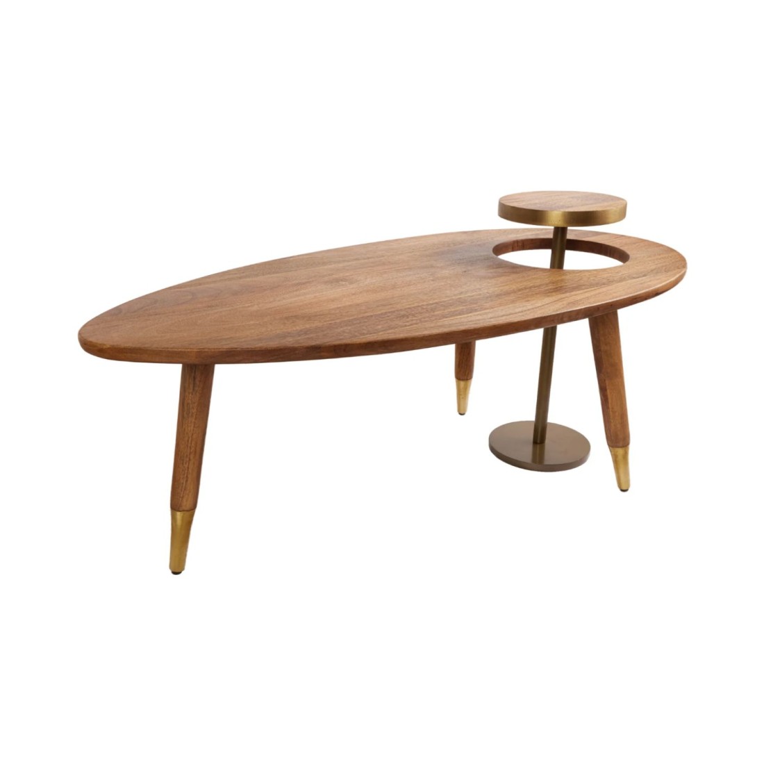 Table basse ORION 110cm avec table d'appoint