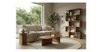 Lot de 2 tables basses ORION en acacia massif vues éloignées