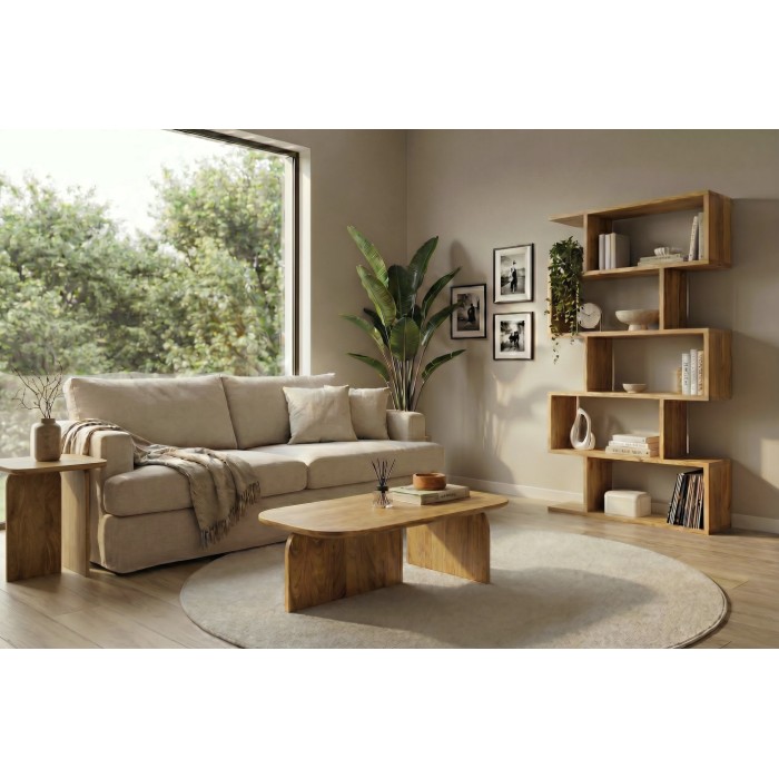 Set von 2 ORION Couchtischen aus massivem Mangoholz