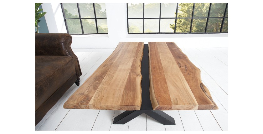 Table basse ORKAN 105cm vue de haut