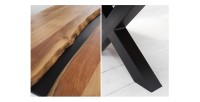Zoom sur les détails de la table basse ORKAN 105cm