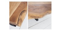 Zoom sur le plateau de la table basse ORKAN 105cm
