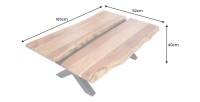 Table basse ORKAN 105cm dimensions